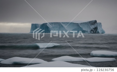 glaciers of the arctic ocean beautiful landscape 119230756