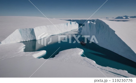glaciers of the arctic ocean beautiful landscape 119230776