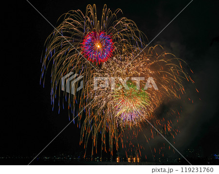 長野 諏訪湖花火大会 長野 諏訪湖花火大会 119231760