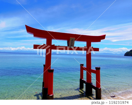 周防大島の厳島神社(山口県周防大島町) 119231974