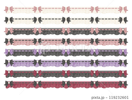 地雷系・量産型ラインセット 119232601