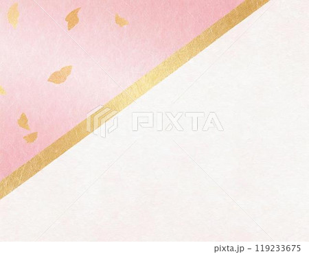 春をイメージした和風素材（AI生成素材） 119233675