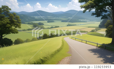 広大な田園風景 119233953