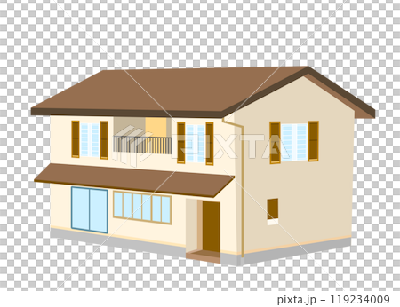 典型的日式二層住宅 典型的日式二層住宅 119234009