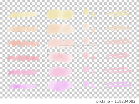 Hand-painted watercolor design Hand-painted watercolor design 119234082