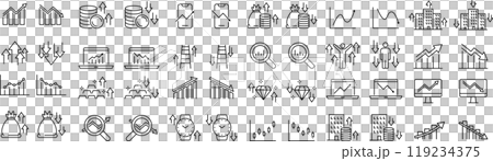 在向量單色中上下設置的線條畫圖標 在向量單色中上下設置的線條畫圖標 119234375