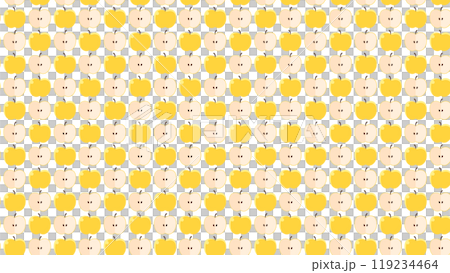 Yellow apple pattern background material 16:9 Yellow apple pattern background material 16:9 119234464