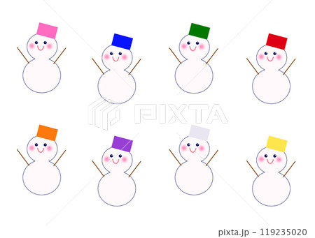 雪だるまセット 雪だるまセット 119235020