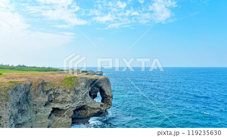 万座毛　沖縄県国頭郡恩納村名勝地 119235630