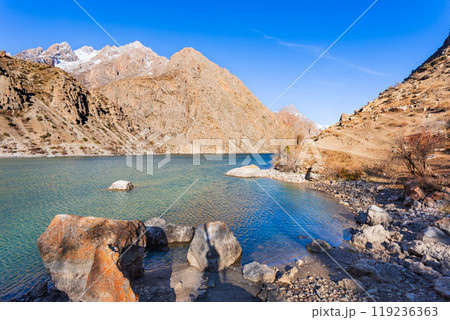 Seven Lakes in Fann mountains in Tajikistan Seven Lakes in Fann mountains in Tajikistan 119236363
