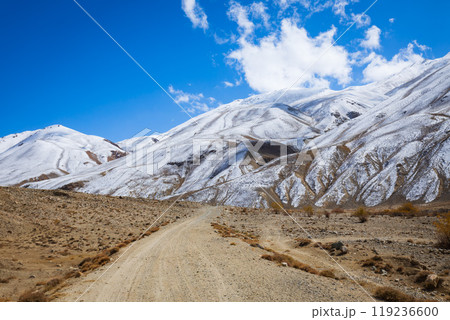 Mountain landscape view from Pamir highway, Tajikistan Mountain landscape view from Pamir highway, Tajikistan 119236600