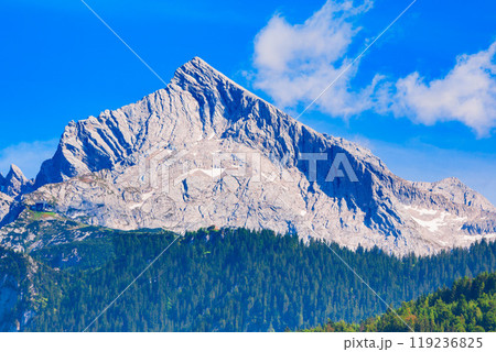 Alpspitze mountains in Bavaria, Germany 119236825