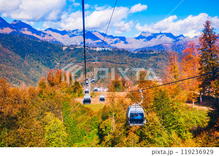 Cable car at Rosa Khutor, Sochi 119236929