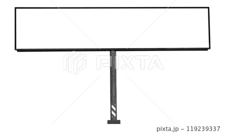 big empty white billboard big empty white billboard 119239337