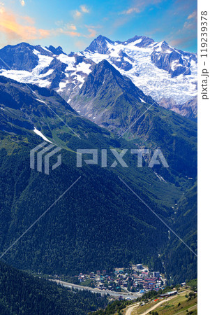 the Caucasus Mountains the Caucasus Mountains 119239378