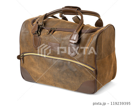 duffel bag travel case leather 119239395