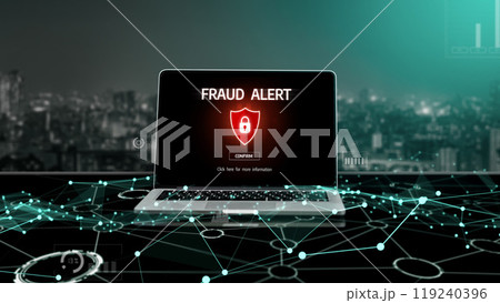 Cyber security software show alert of cyber attack for protection snugly Cyber security software show alert of cyber attack for protection snugly 119240396
