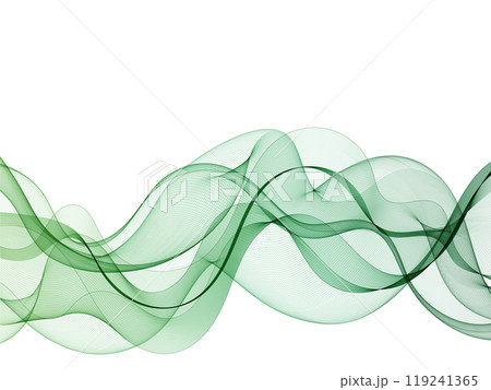 Green wave. abstract vector graphics. Green wave. abstract vector graphics. 119241365