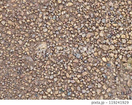 Colored stones (soil) and the background texture. 119241929