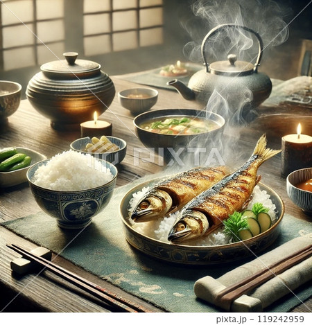 日本の秋日本の秋の食卓 日本の秋日本の秋の食卓 119242959