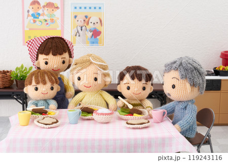 あみぐるみ人形　みんなの食堂イメージ 119243116