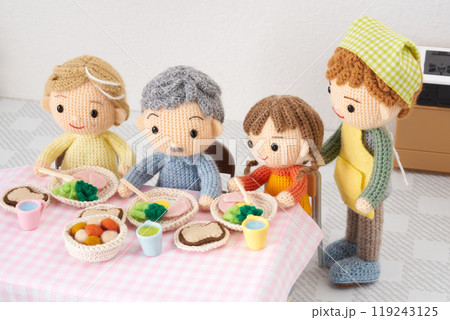 あみぐるみ人形　みんなの食堂イメージ 119243125