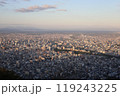 札幌市、藻岩山山頂展望台から見る夜景 119243225
