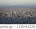 札幌市、藻岩山山頂展望台から見る夜景 119243226