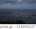 札幌市、藻岩山山頂展望台から見る夜景 119243227