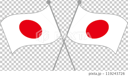 飄揚的日本國旗(日之丸/日本國旗) 飄揚的日本國旗(日之丸/日本國旗) 119243726