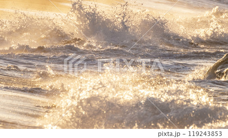 夕暮れの海辺 119243853