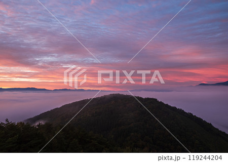 鷹狩山展望台からの夜明け 鷹狩山展望台からの夜明け 119244204