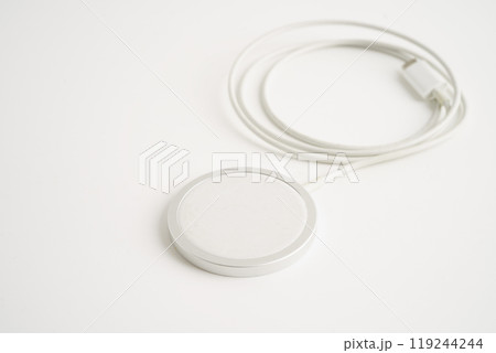 Wireless charger, magnetic charging modern equipment of mobile phone. 119244244