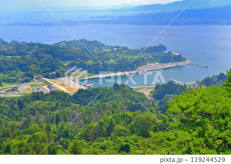 東北・気仙沼大島・亀山展望からの眺め、気仙沼大島ウェルカムターミナル・宮城県気仙沼市(2) 東北・気仙沼大島・亀山展望からの眺め、気仙沼大島ウェルカムターミナル・宮城県気仙沼市(2) 119244529