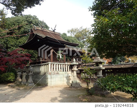 倉敷の総鎮守で、倉敷美観地区の北側にある鶴形山の山頂にあり、磐境、磐座と言う石組が多く残る阿智神社 119244818