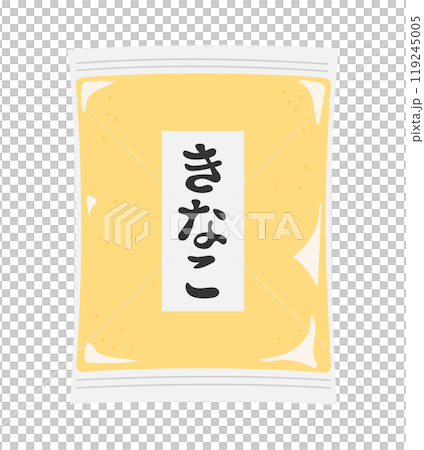 Illustration of Kinako in a pack Illustration of Kinako in a pack 119245005