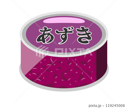 あずき缶のイラスト あずき缶のイラスト 119245008