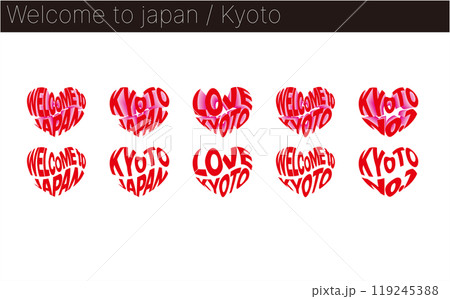 京都 KYOTO インバウンド向け観光PRイラストデザイン 京都 KYOTO インバウンド向け観光PRイラストデザイン 119245388