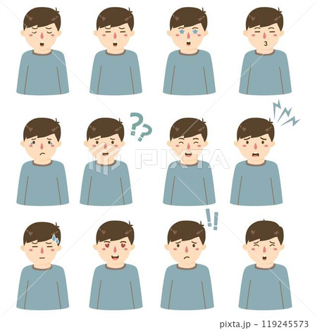 People showing emotions People showing emotions 119245573