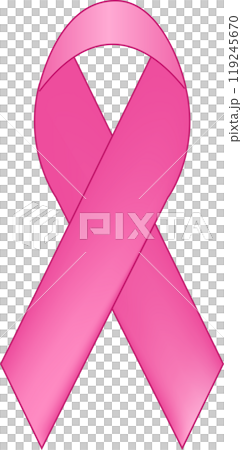 Pink Ribbon Icon for Breast Cancer Awareness Campaign. Vector Illustration Element. Pink Ribbon Icon for Breast Cancer Awareness Campaign. Vector Illustration Element. 119245670
