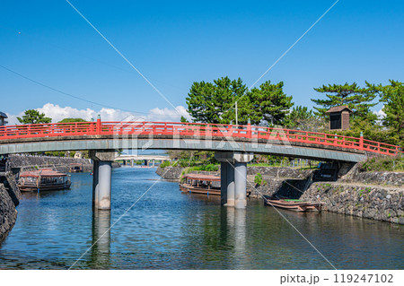 宇治公園塔の島へ渡る橋　喜撰橋 119247102