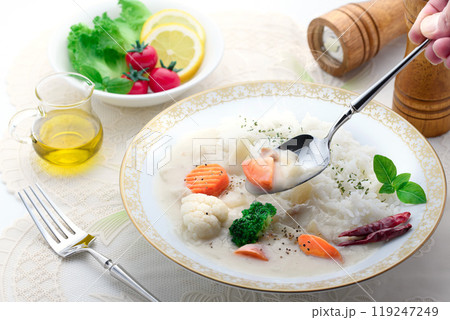 ホワイトカレー 119247249