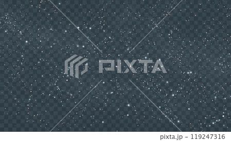 雪, 冬 または 宇宙の星々の背景 雪, 冬 または 宇宙の星々の背景 119247316
