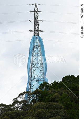 送電線鉄塔メンテナンス 119248815