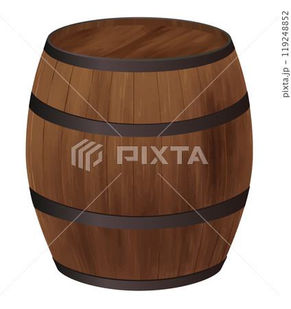 樽のイラストのイラスト素材 [119248852] - PIXTA