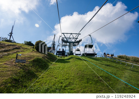 日本の静岡県伊東市の大室山の美しい風景 119248924