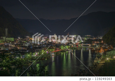 日本の静岡県下田市の港の美しい風景 日本の静岡県下田市の港の美しい風景 119249163