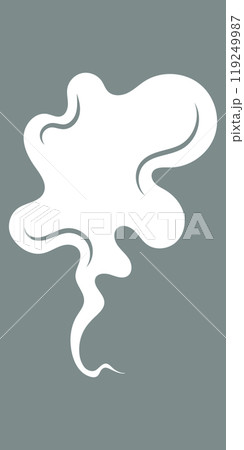 Silhouette of smoke, perfume fragrance perfume, cigarette smoke. Unpleasant odour or stench, toxic smoke and gas in the atmosphere. Upward rising vapour. Silhouette of smoke, perfume fragrance perfume, cigarette smoke. Unpleasant odour or stench, toxic smoke and gas in the atmosphere. Upward rising vapour. 119249987
