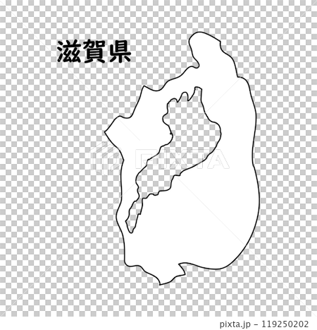 Blank map Shiga prefecture Blank map Shiga prefecture 119250202