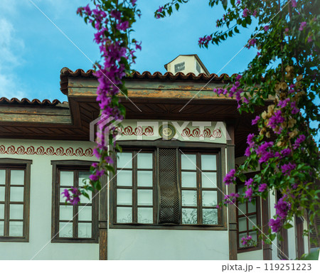 Residential building on the street of Antalya, Turkiye 119251223